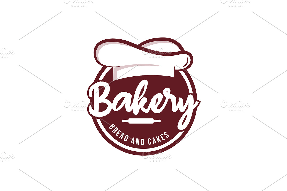 Bakery Chef Hat Cake Logo Bundle, a Branding & Logo Template by Dyn Studio (Photo 2 of 6)