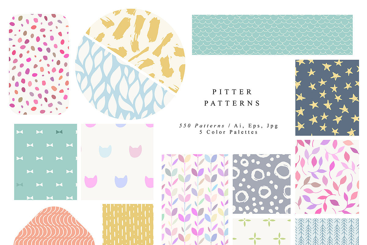 1805 Patterns Bundle, a Pattern Graphic by Julia Dreams (Photo 11 of 25)