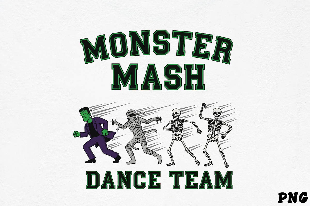 Monster Mash Dance Team SVG, an Illustration by CrexoraLab (Photo 1 of 4)