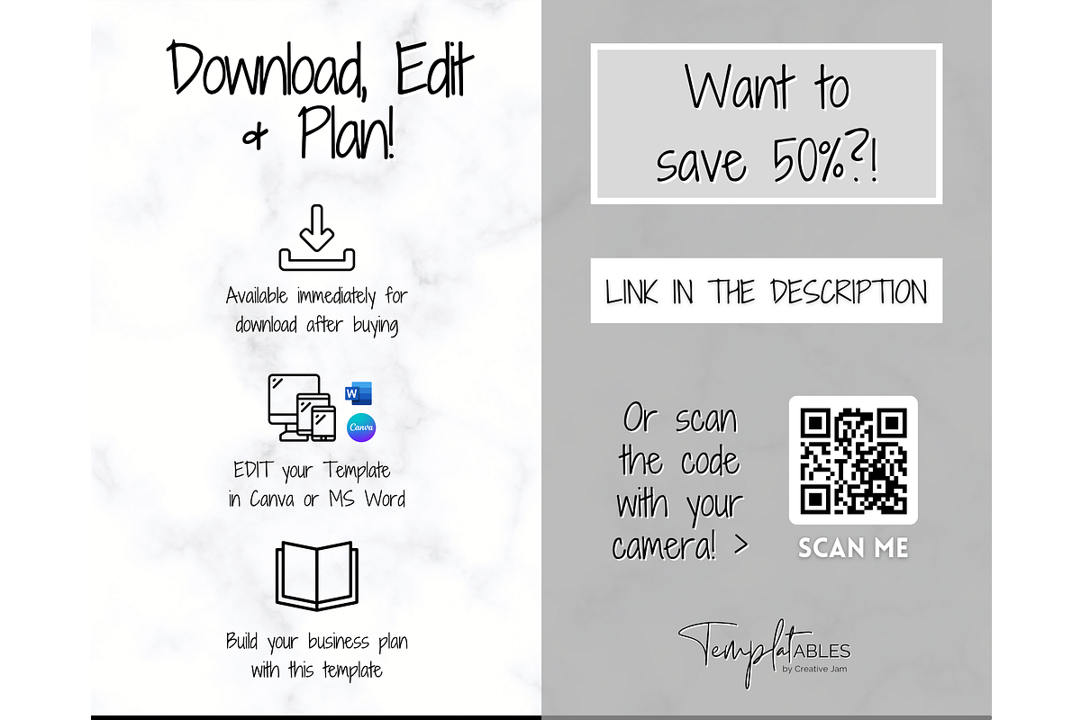 Business Plan Template, Proposal, a Marketing Template by Templatables (Photo 7 of 9)