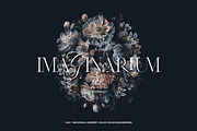 Dark Floral Luxury Wallpaper, a Wallpaper Graphic by paper aesthetic (Thumbnail 8 of 9)