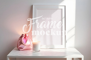 Girly Frame Mockup #1 ~5x7 Ratio