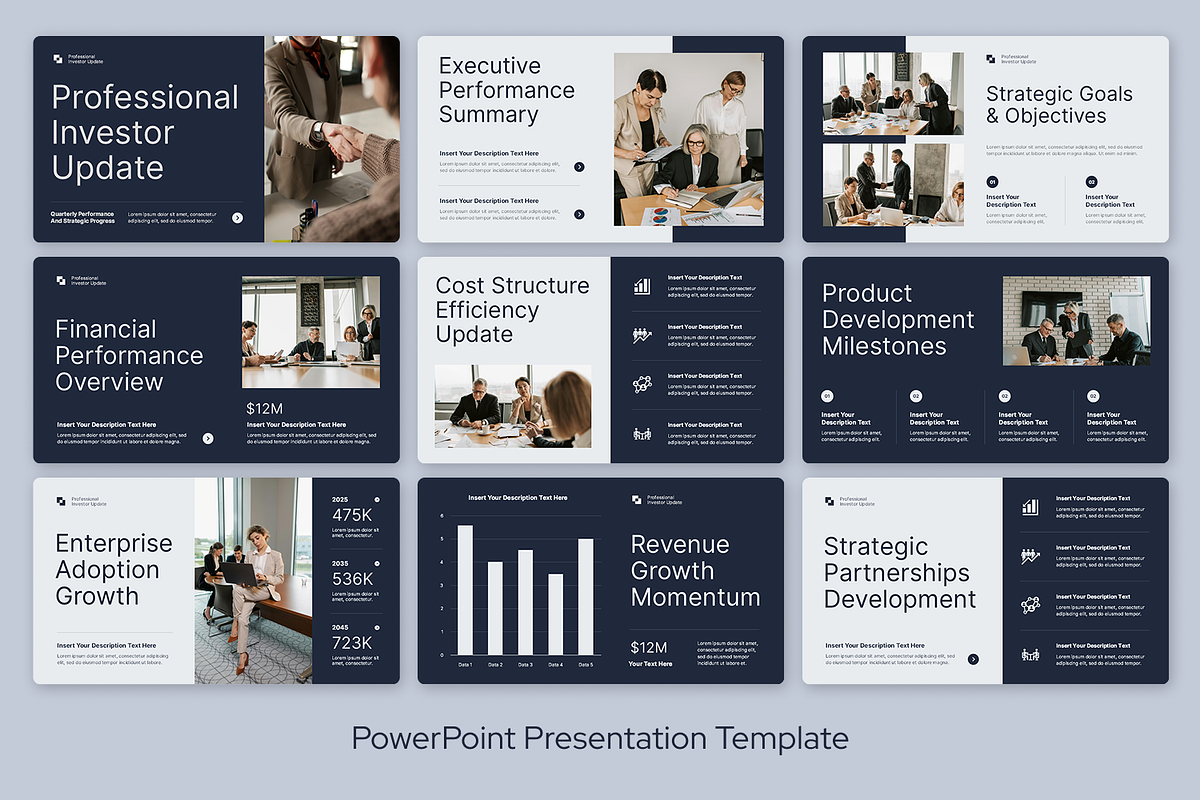 Professional Investor Update, a Presentation Template by Sixtemp (Photo 2 of 3)