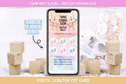 Twin Boy and Girl Gender Reveal, an App Template by SunshineStudioBoutique (Thumbnail 5 of 9)