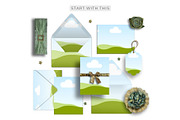 Christmas Stationery Canva Mockups, an Advertising Mockup by Mockup Scene (Thumbnail 8 of 11)