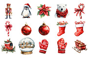 Watercolor Christmas Sublimations, an Illustration by Designking (Thumbnail 2 of 5)