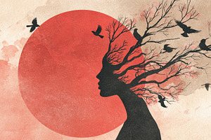 Nature blending with human form, a Photo by Beautiful things