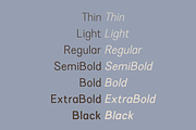 Rivoga Sans | Modern Organic Sans, a Sans Serif Font by The Gelato Type (Thumbnail 2 of 14)