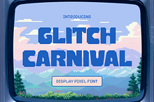 Glitch Carnival – Retro Display Font