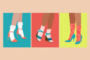 Socks, Heels, And Flats, a Person Illustration by svetlana.belaia (Thumbnail 5 of 10)