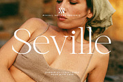 Seville - Summer Editorial Serif, a Serif Font by mikhailakiyama (Thumbnail 1 of 12)