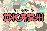 OKASHI - Japanese Font, a Font by tokokoo (Thumbnail 1 of 10)