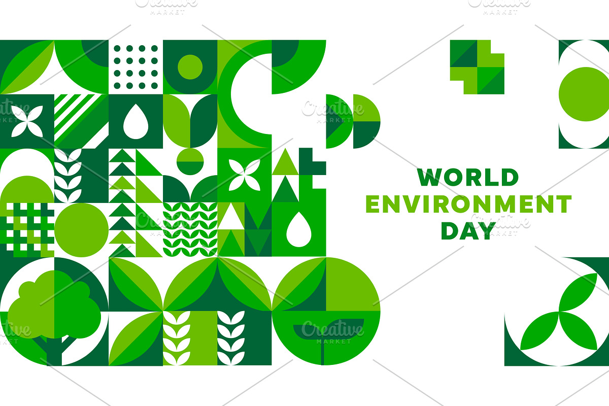 World environment day poster, a Seasonal Illustration by Buch&Bee