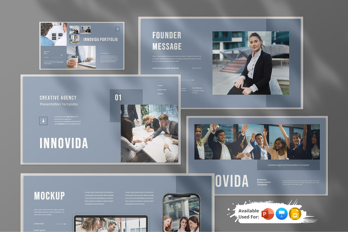 Innovida Presentation Template, a Presentation Template by Analogous Temp (Photo 1 of 5)