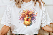 Watercolor Funny Chicken Clipart, a Seasonal Illustration by Rose Art (Thumbnail 3 of 6)