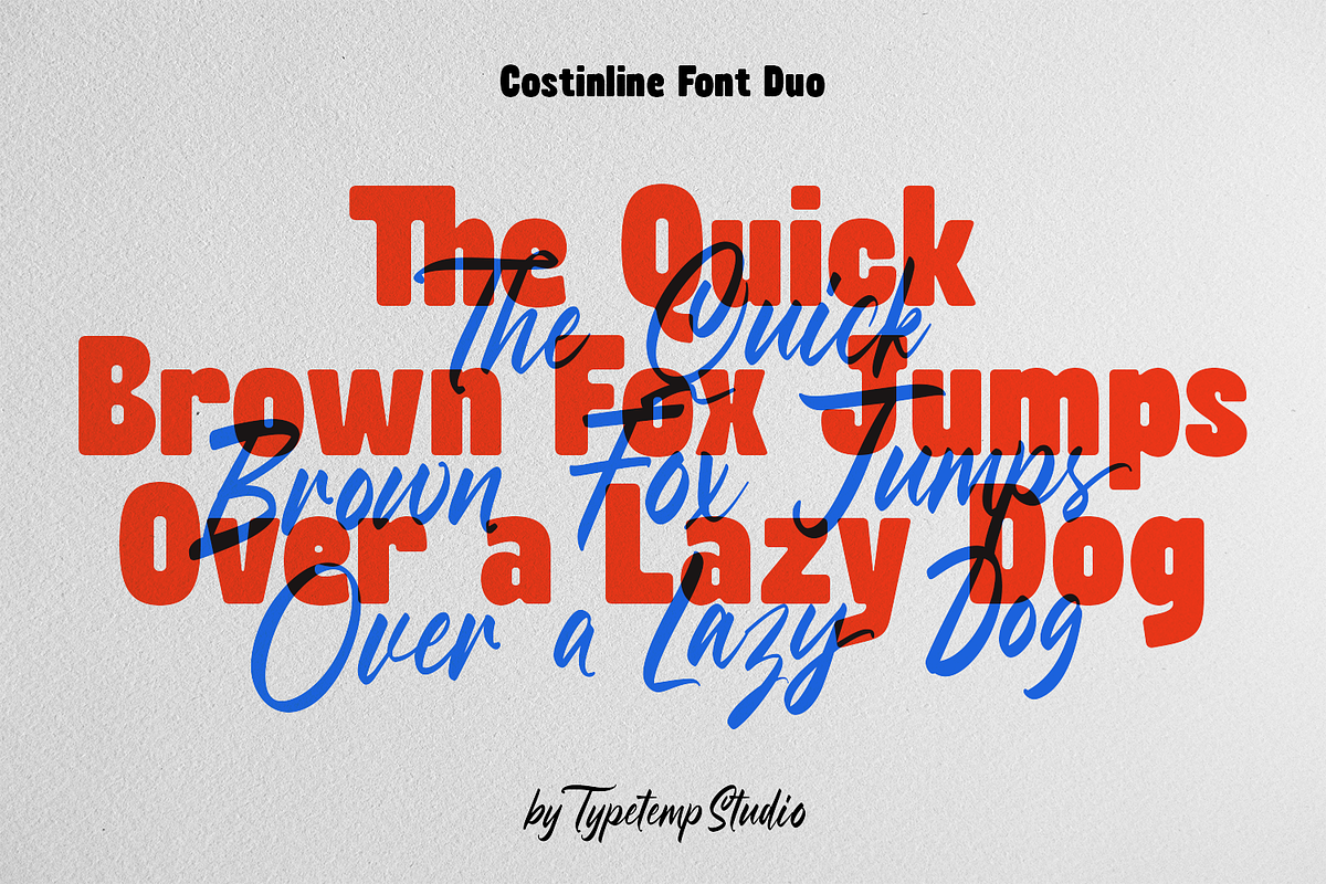 Costinline Display - Font Duo, a Script Font by Typetemp Studio (Photo 2 of 20)