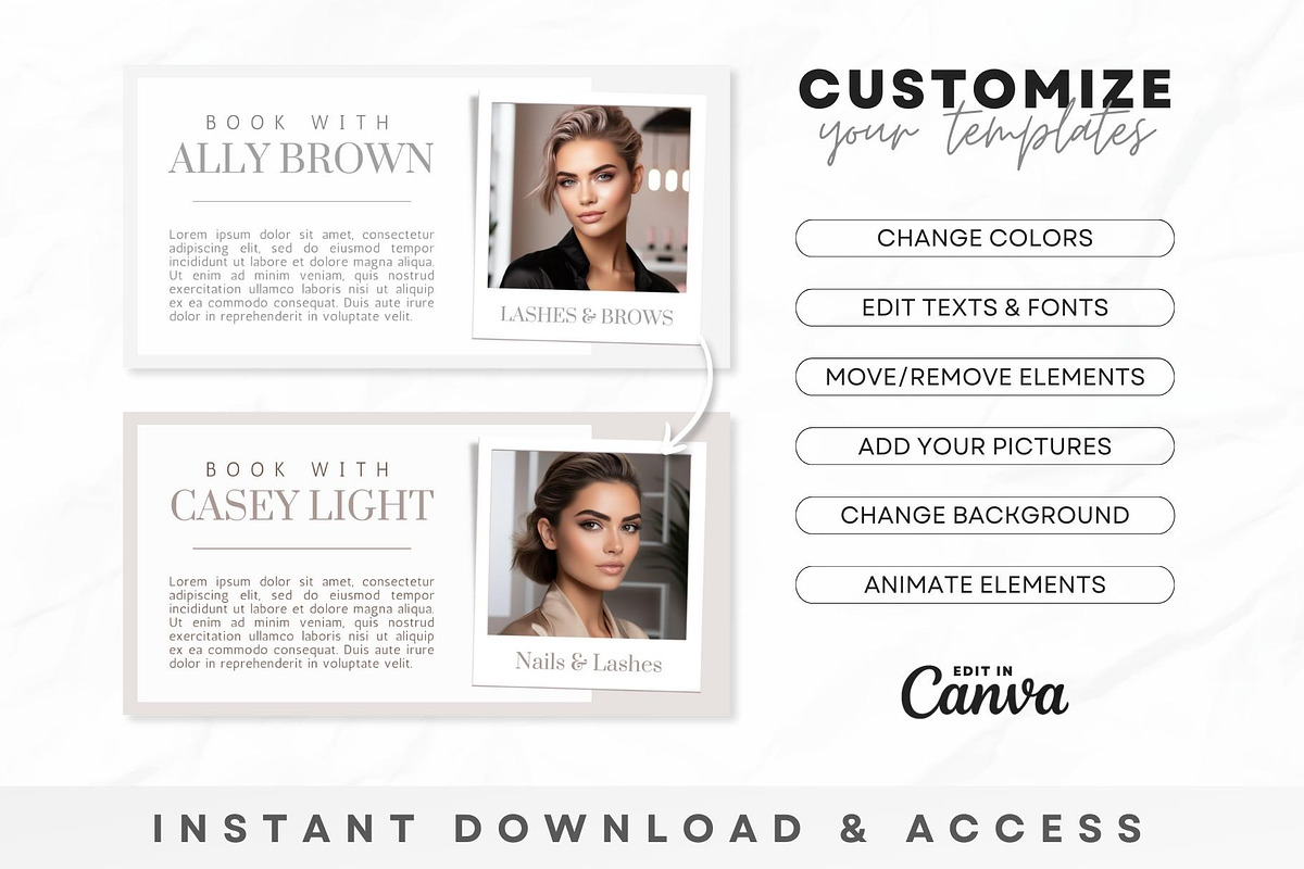 Lash Tech Acuity Scheduling • Canva, a Websites & App Template by OniriqveDesigns (Photo 4 of 8)