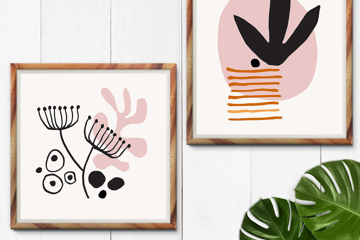 Abstract Mid Century Modern Art, a Decorative Illustration by kristiangallagher (Photo 3 of 4)