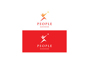 Abstract logo of person reaching for, a Branding & Logo Template by LOGOCREATIVE