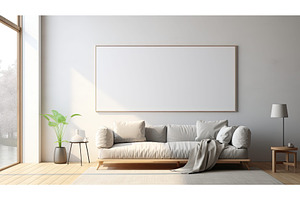 decor mockup interior wall ai, a Background Photo by pikepicture