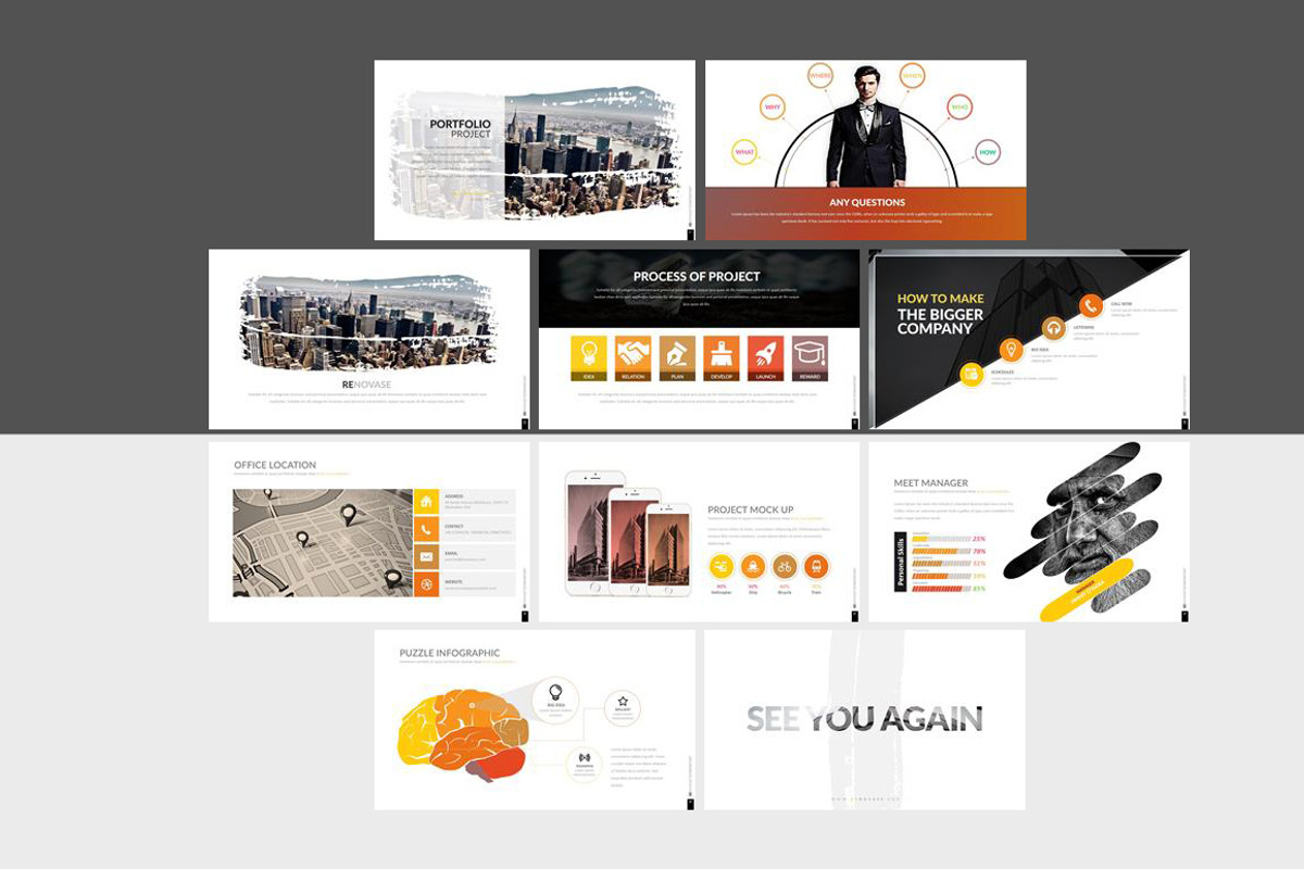 Renovase Powerpoint Template, a Presentation Template by Dedijuniadi (Photo 5 of 7)