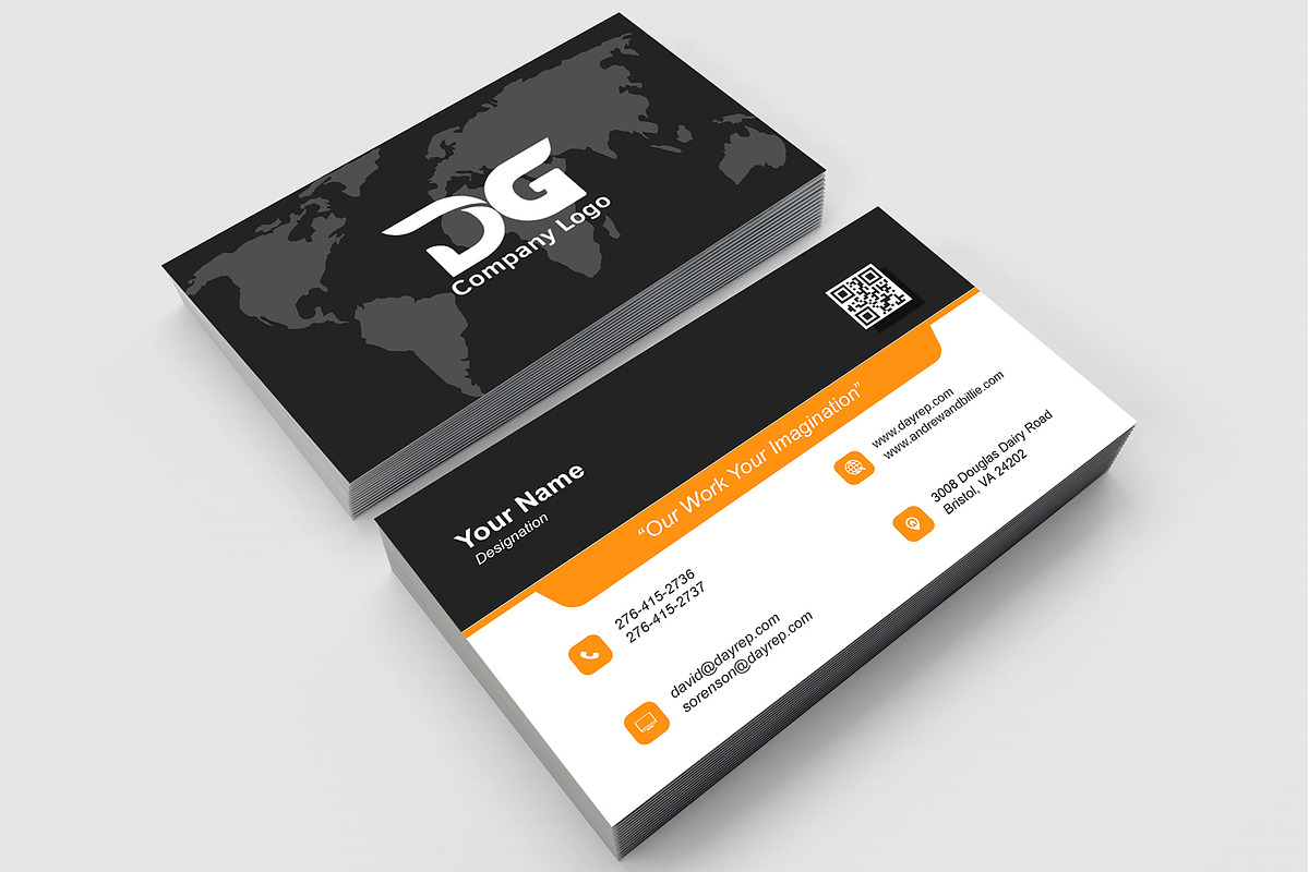 Marketing Business Card Template - PSD preview 5