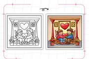 Romantic Vibes Bold & Easy, a Decorative Illustration by Ink Gallery (Thumbnail 6 of 9)