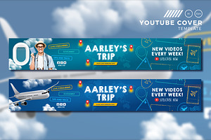 Travel Youtube Cover, a Social Media Template by Aarley Kaiven