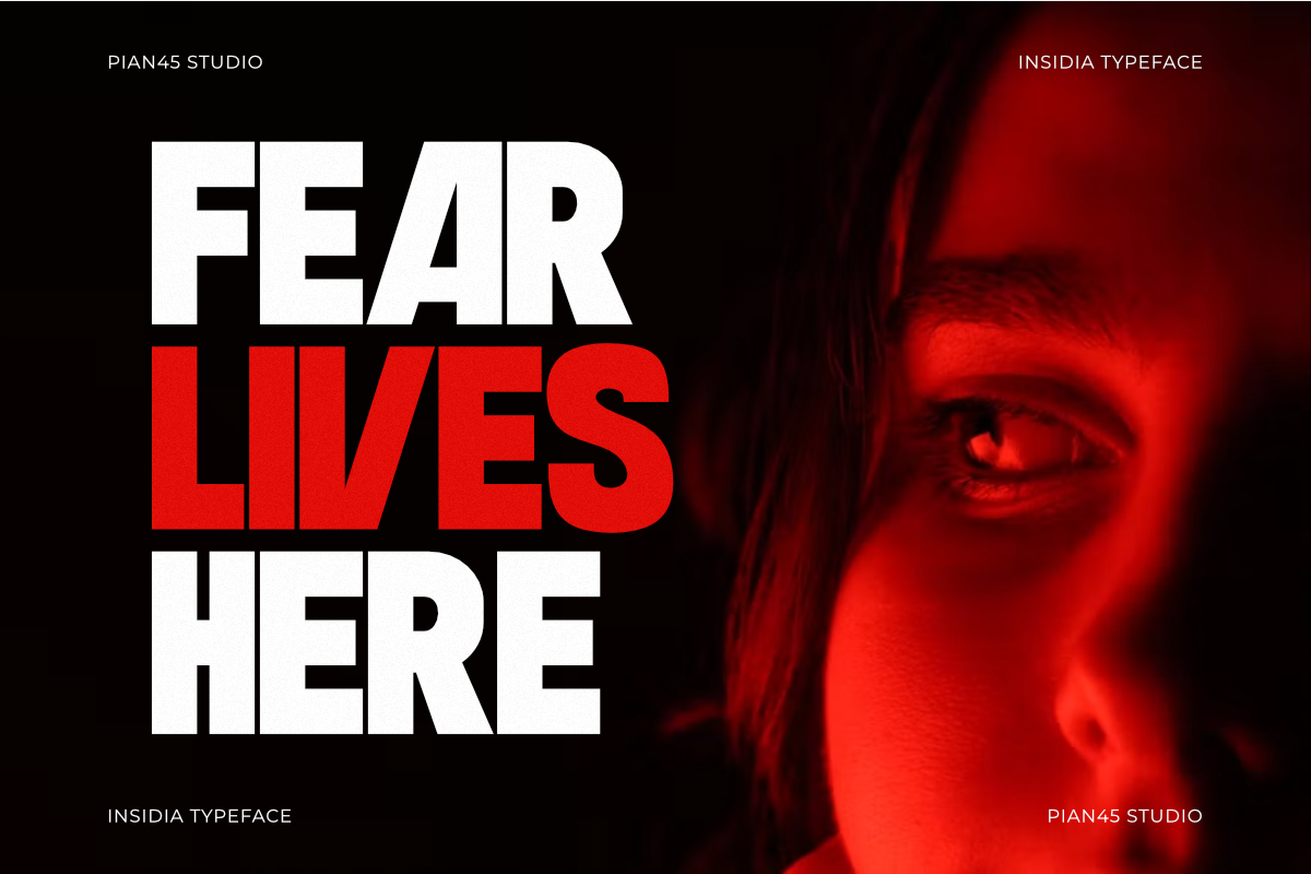 Insidia - Modern Condensed Font, a Sans Serif Font by Pian45 Studio (Photo 5 of 8)