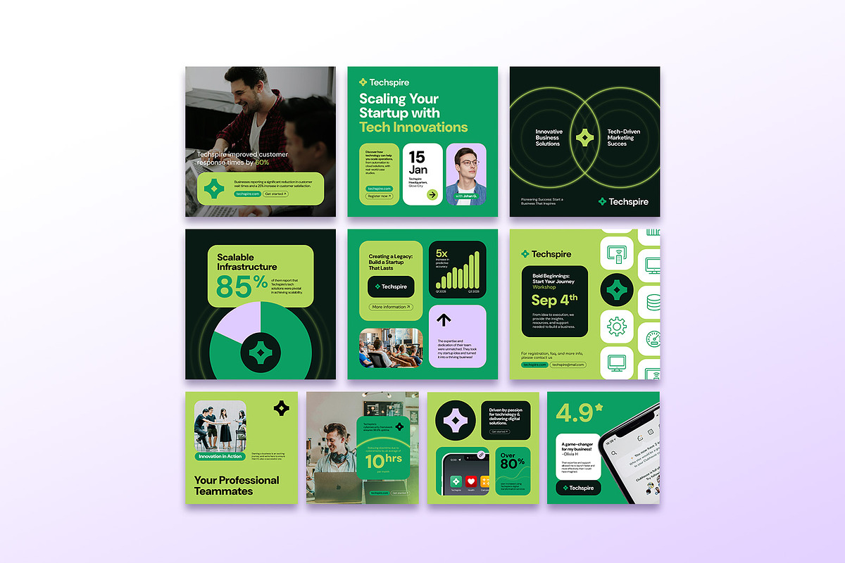 Business Startup Company Instagram, a Social Media Template by Louds Studio (Photo 4 of 5)