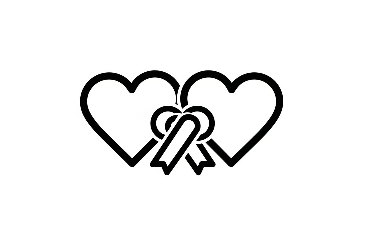 50 Love Bond Heart Icons Vector Bund, an Illustration by Designs_River (Photo 12 of 46)