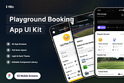 Filllo Playground Booking App UI Kit, an UI Kit Template by floxui (Thumbnail 1 of 9)
