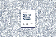 Line Art Doodle Pattern, a Pattern Graphic by Neermana (Thumbnail 1 of 5)