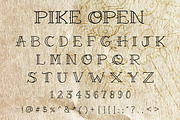 Pike Traditional Tattoo Font, a Serif Font by Aloha Bhava (Thumbnail 8 of 8)