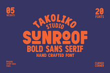 Sunroof - bold sans serif