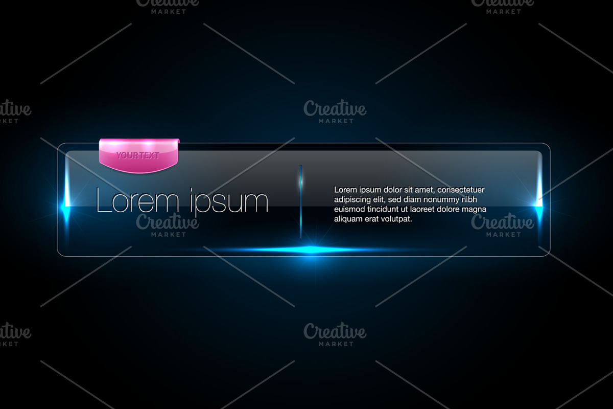 Glass Buttons Vector Collection, a Templates & Theme by lissius (Photo 6 of 7)