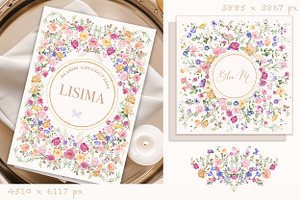 BLOOM Floral Wedding Set Wildflowers