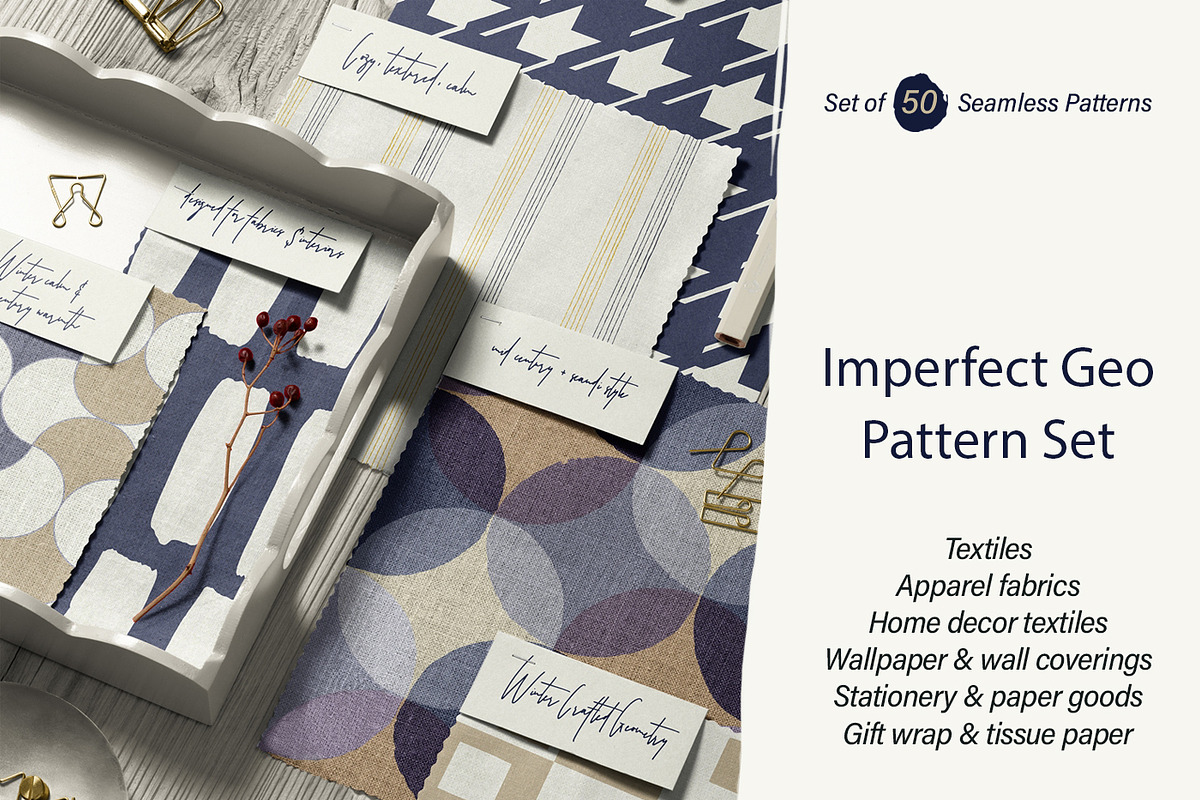Crafted Seamless Patterns & Textures, a Pattern Graphic by Svetlana Lerie (Photo 4 of 13)