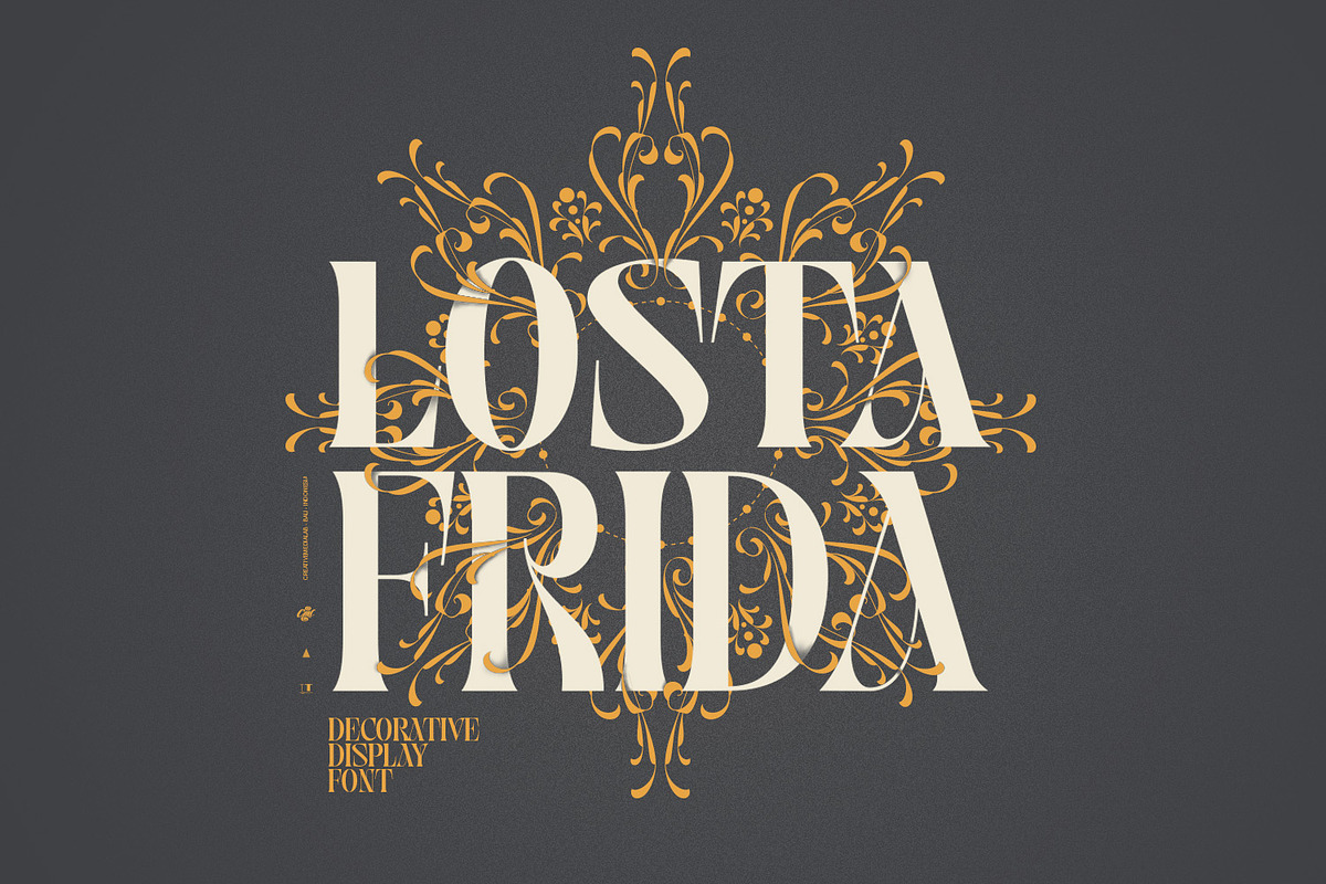 Losta Frida - Decorative family, a Sans Serif Font by creativemedialab (Photo 7 of 20)