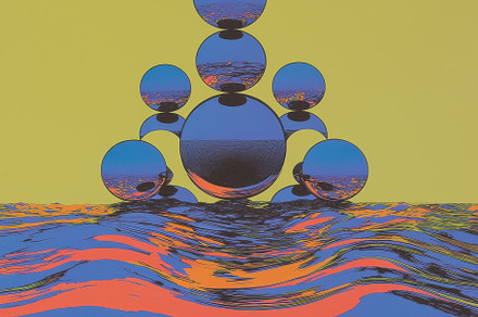Retro-Futuristic Abstract Artwork, a Photo by Virgo Studio
