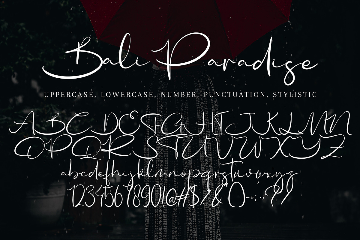 Bali Paradise, a Handwritten Font by pineungtype (Photo 6 of 6)