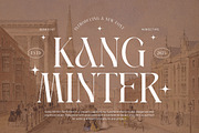 Kang Minter Elegant Serif Font, a Serif Font by Perfectype (Thumbnail 1 of 7)