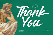 Sattyne Bregast Bold Brush Font Type, a Script Font by Letterena Studios Script (Thumbnail 15 of 15)
