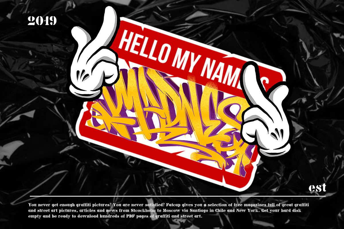 GRAFFITI BRUSH for procreate(sale), a Brush Add-On by danusetyaji (Photo 4 of 6)