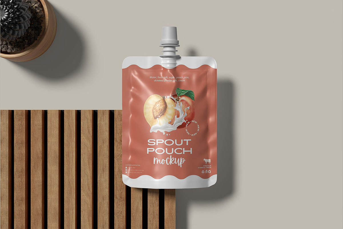 Spout Pouch Mockup, a Packaging Mockup by graphicsecond (Photo 5 of 5)