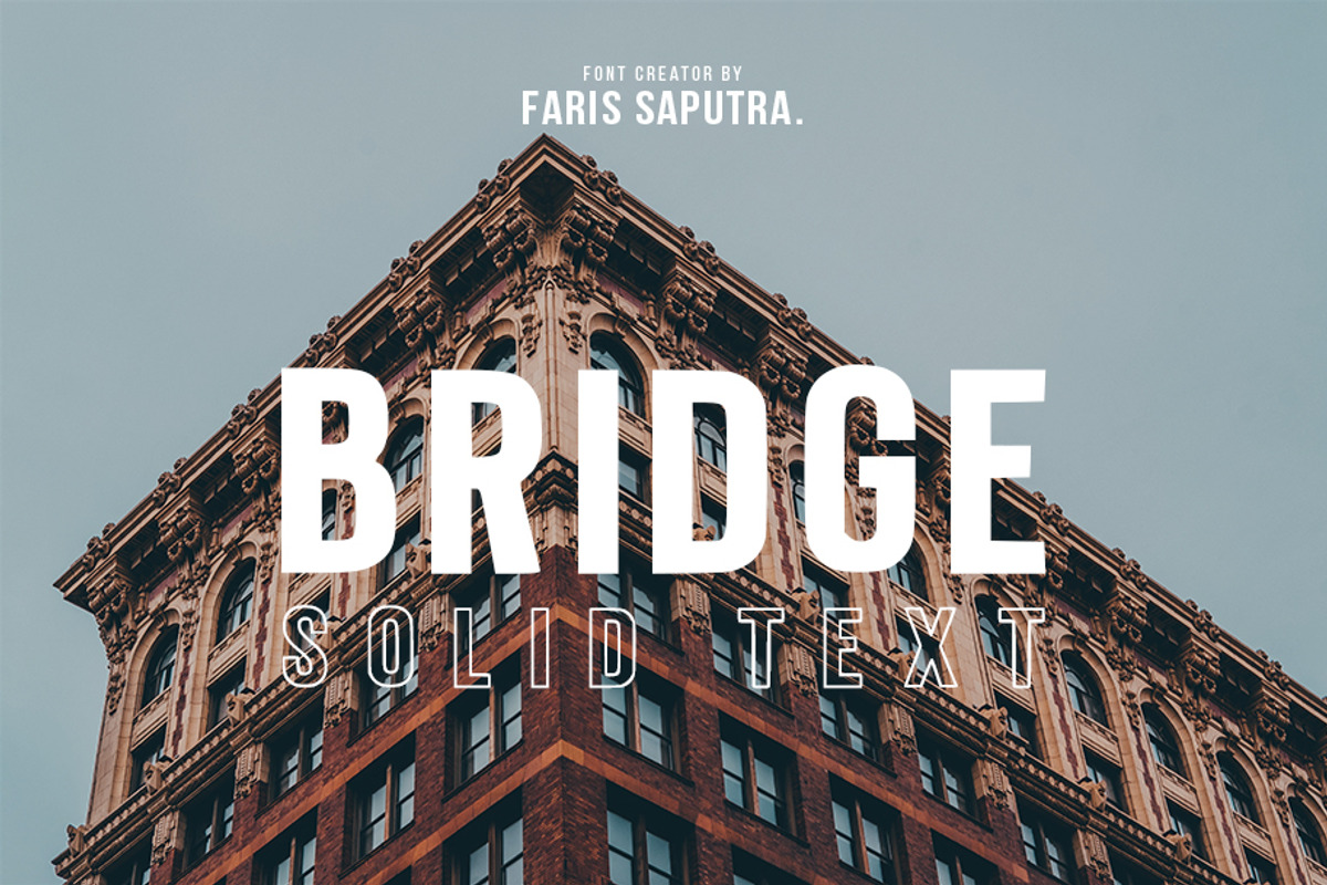 Bridge Font