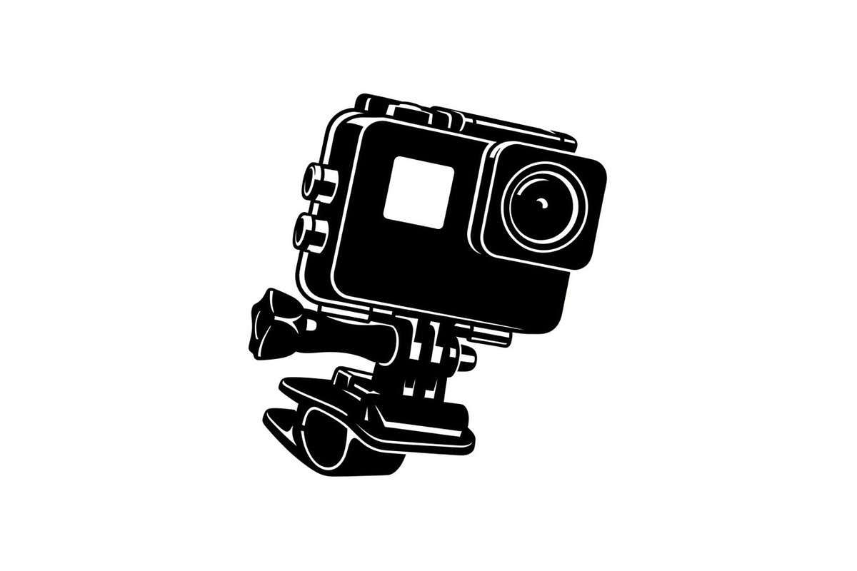 60 Action Camera Silhouette Icon, an Illustration by Artivon (Photo 41 of 61)