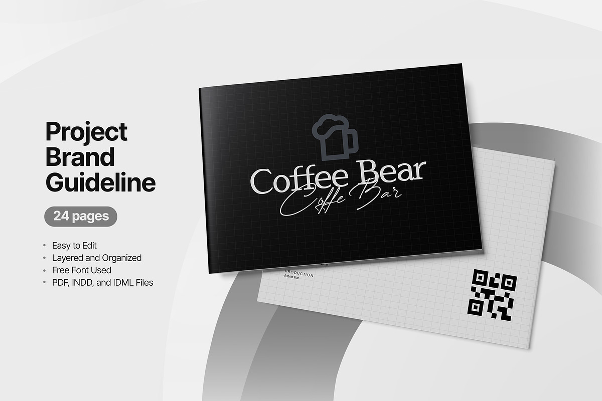 A4 Modern Brand Guideline Template, a Brochure Template by TMint Play (Photo 1 of 8)