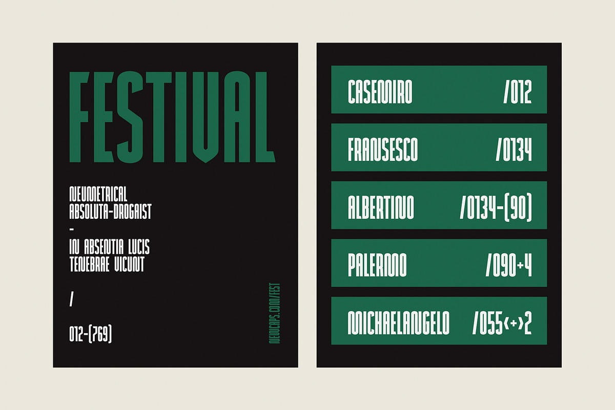 NEWCAPS - Bold Condensed Headline, a Sans Serif Font by Enxyclo Studio (Photo 4 of 11)