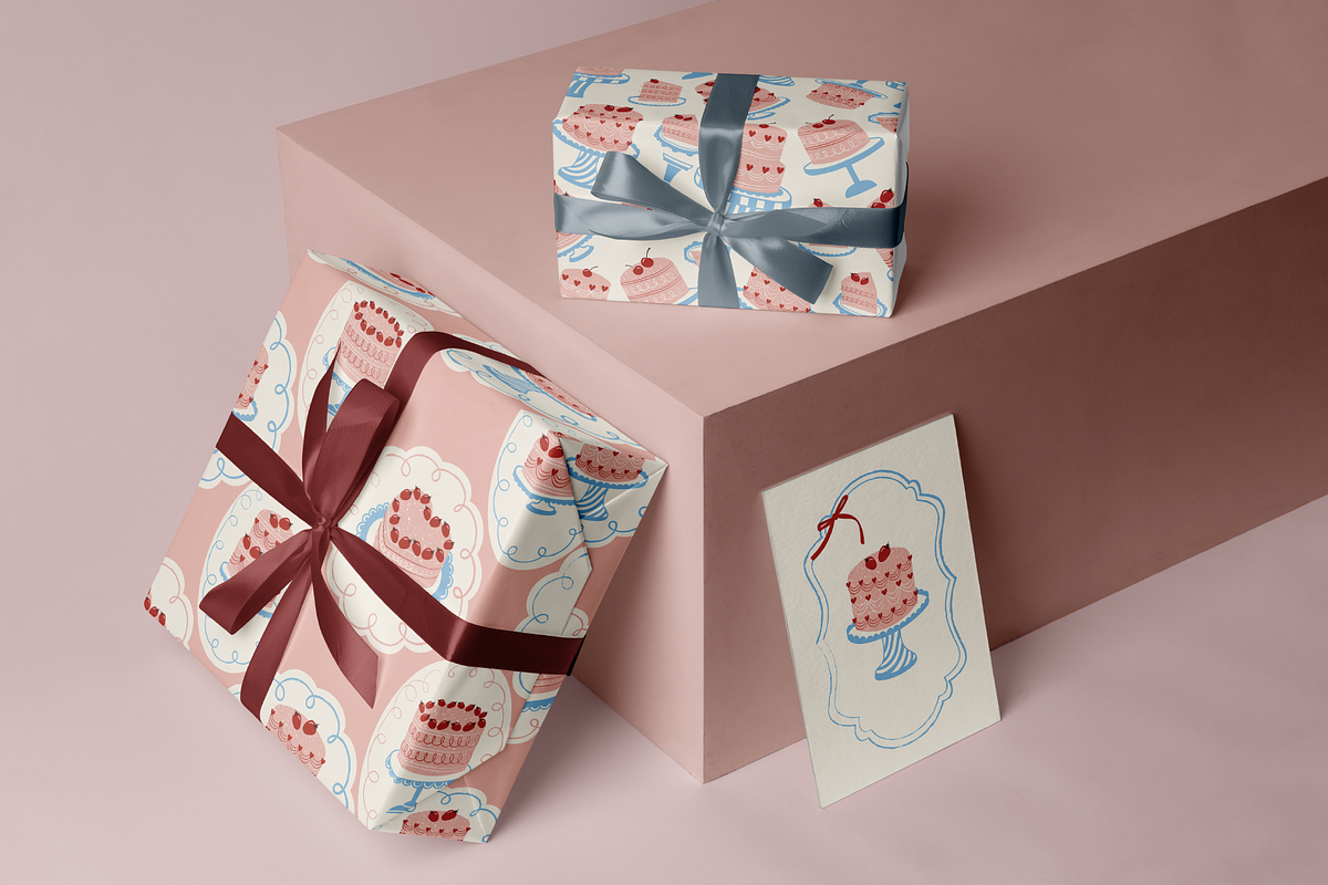 Vintage Cakes • vector collection, a Food Illustration by dariikos (Photo 3 of 19)